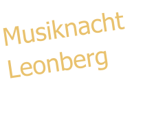 Musiknacht Leonberg 10. Mai 2014
